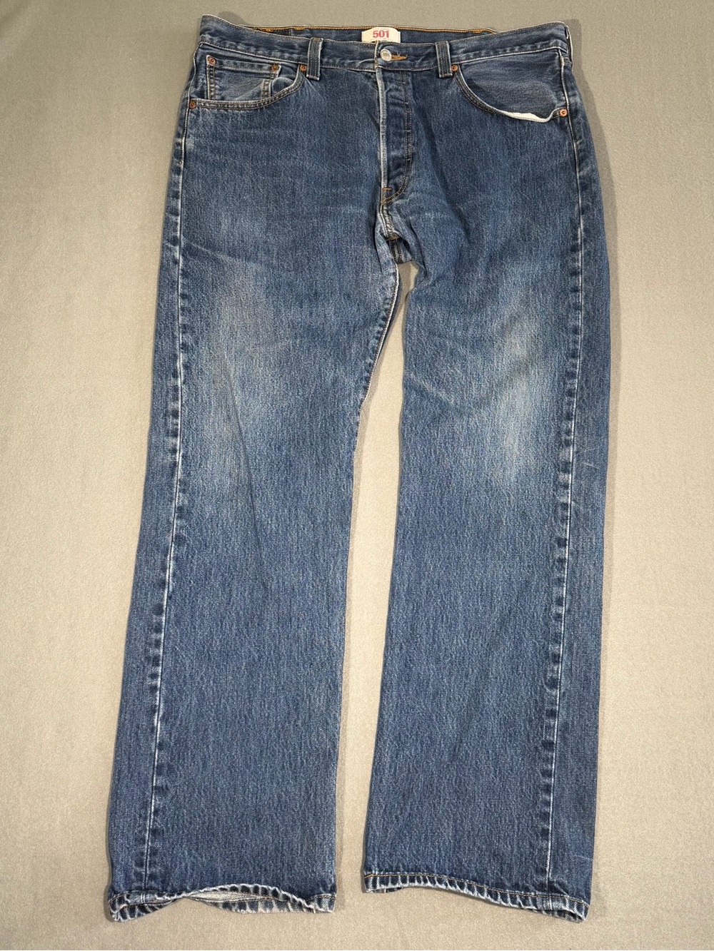 Levi’s 501 Original Fit Men’s Jeans 38x32 Blue Straight Leg